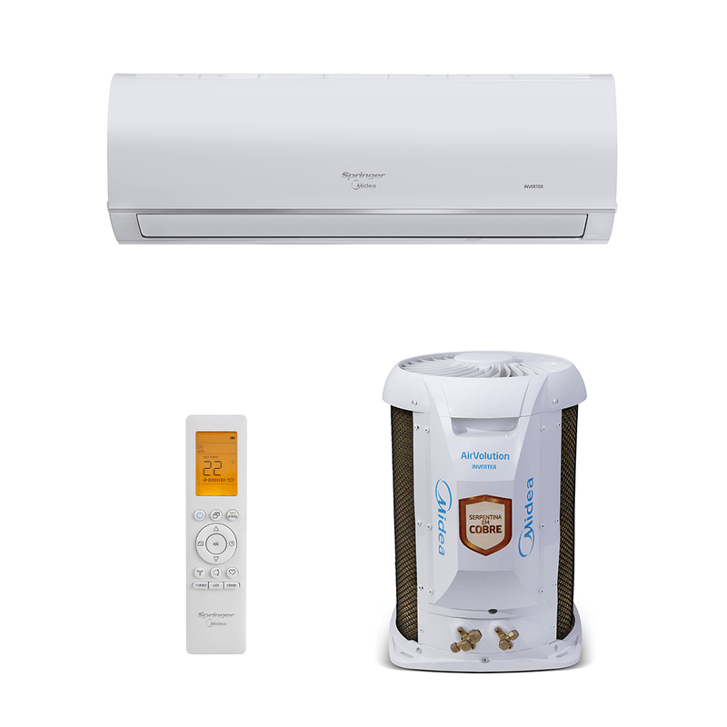 Ar Condicionado Split Hi Wall Inverter Springer Midea Airvolution Connect 9.000 Btus Frio 220v R-32