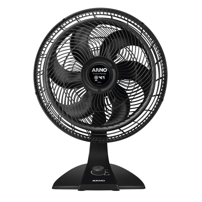 Ventilador de mesa 2 em 1 Arno 40cm VF42 Turbo Force Preto 127v