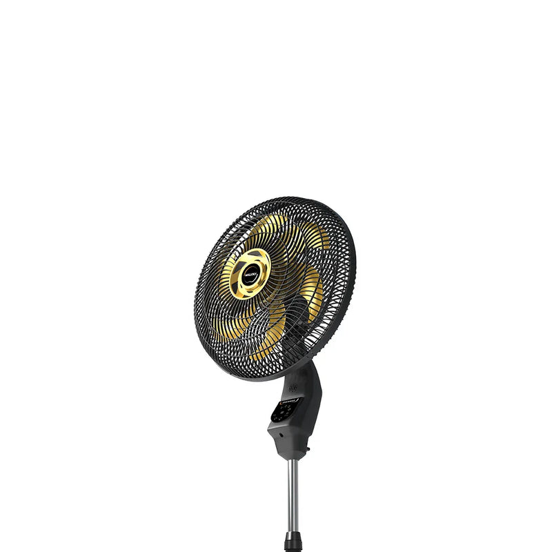 Ventilador de Coluna com Controle Mallory 40cm Chronos Preto e Dourado 127V