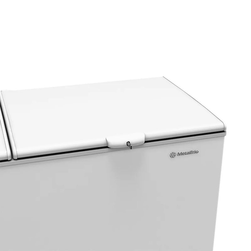 Freezer Horizontal Inverter Dupla Ação Metalfrio DA550IFTech 543 Litros Branco Bivolt