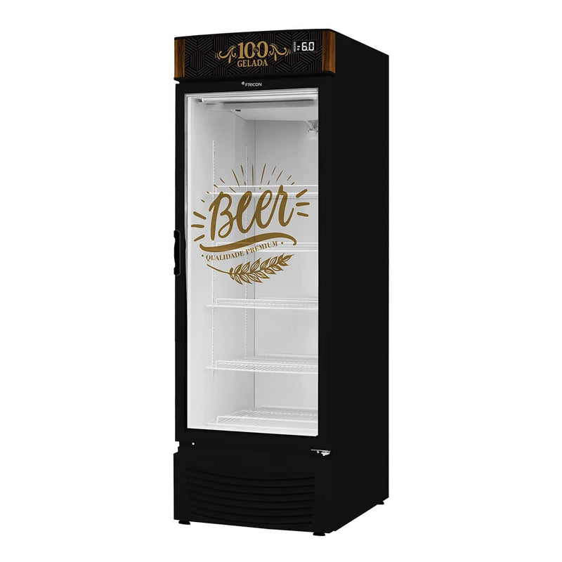 Cervejeira Porta de Vidro 433 Litros Fricon VCFC433V Preto 110V