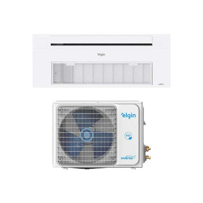 Ar Condicionado Split Cassete 1 Via Elgin One Air Connect Inverter 12.000 Btus Quente e Frio 220v R-32