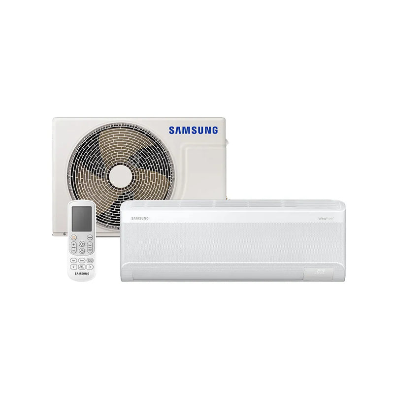 Ar Condicionado Split Hi Wall Samsung PowerVolt AI Inverter 12.000 Btus Frio Bivolt R-32